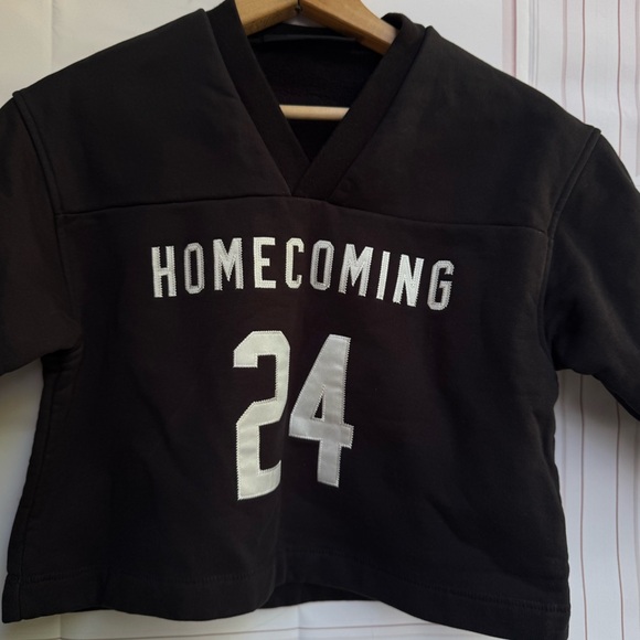 ESSENTIALS FEAR OF GOD Kids Heavy Fleece Hockey Jersey Homecoming 24 Sweater 5/6 - Picture 5 of 15